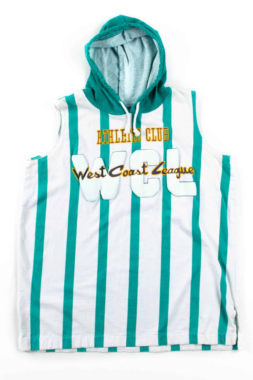 West Coast League Sleeveless Hooded T-Shirt