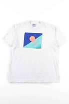 Neon Shapes Design T-Shirt (Single Stitch)