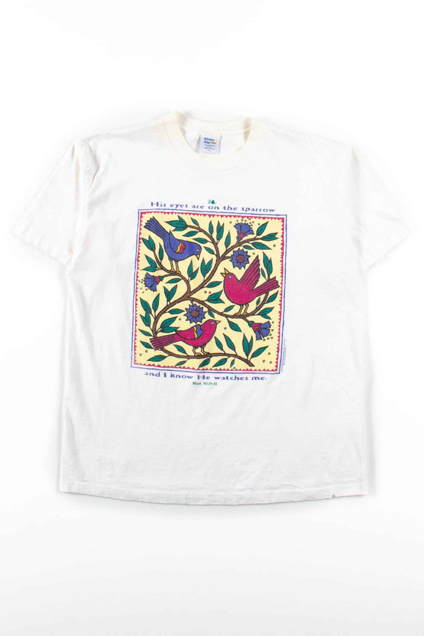 Matt 10:29-31 T-Shirt (1995, Single Stitch)