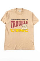 Don't Mess With Me USMC T-Shirt (1991, Single Stitch)