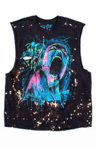 Distressed Bleached Sleeveless Pink Floyd T-Shirt