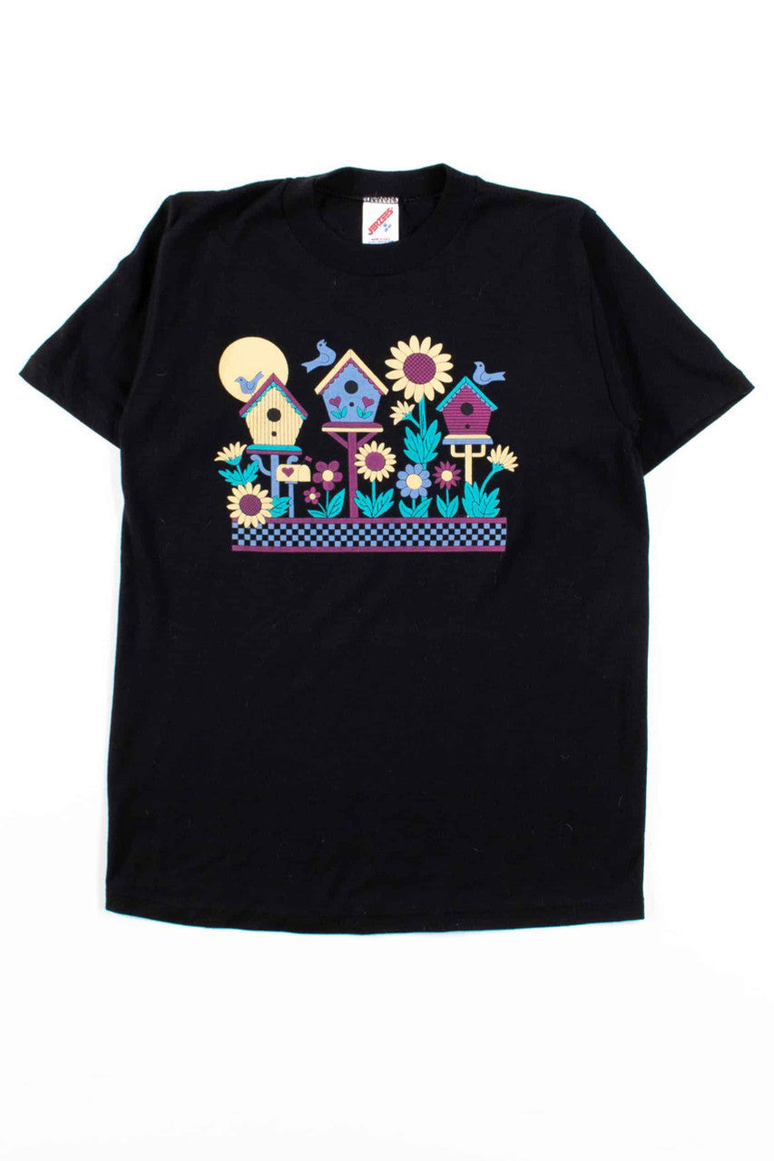 Birdhouses T-Shirt (Single Stitch)