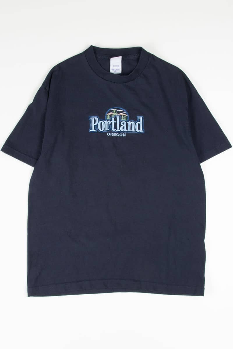 Portland Oregon Embroidered T-Shirt