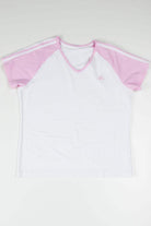 Pink Adidas Baseball T-Shirt