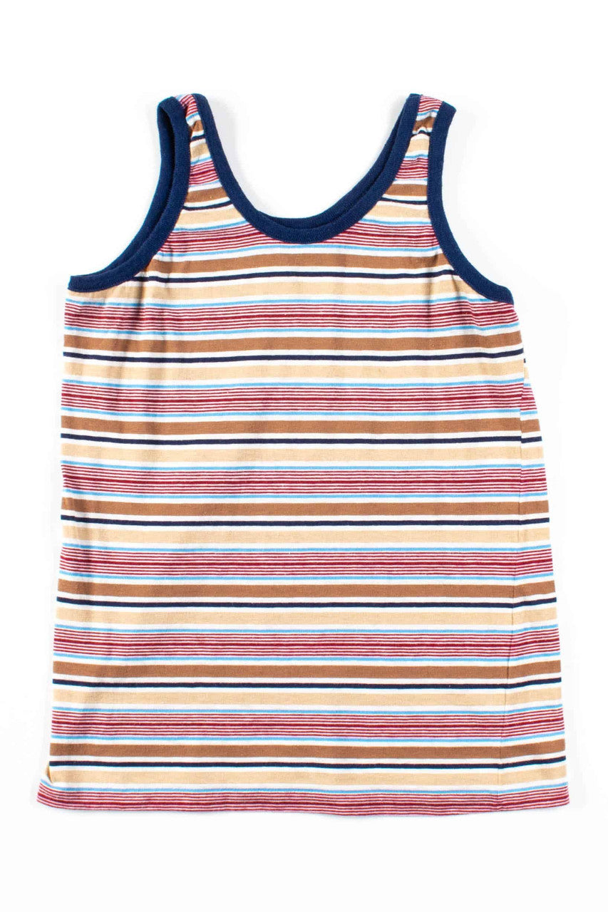 Brown Striped Tank