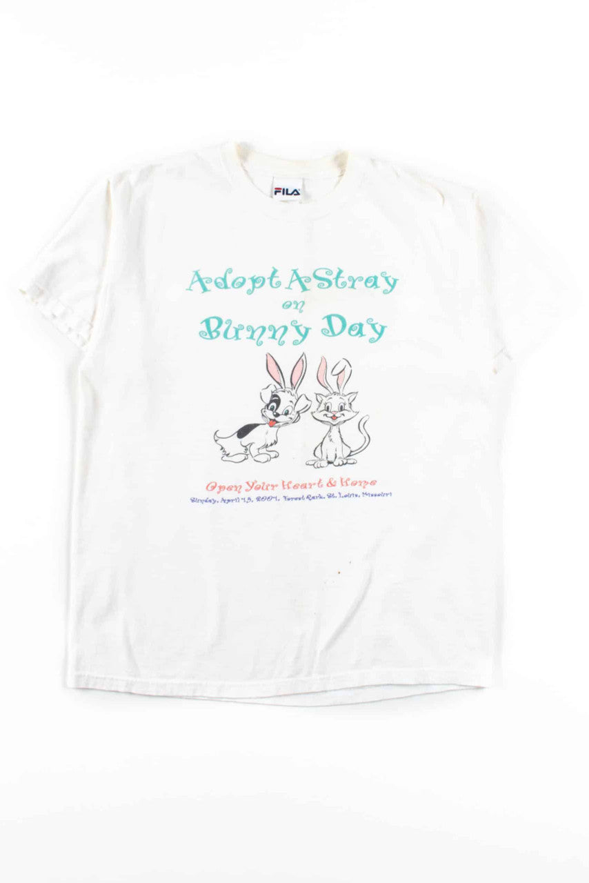 Adopt A Stray On Bunny Day T-Shirt