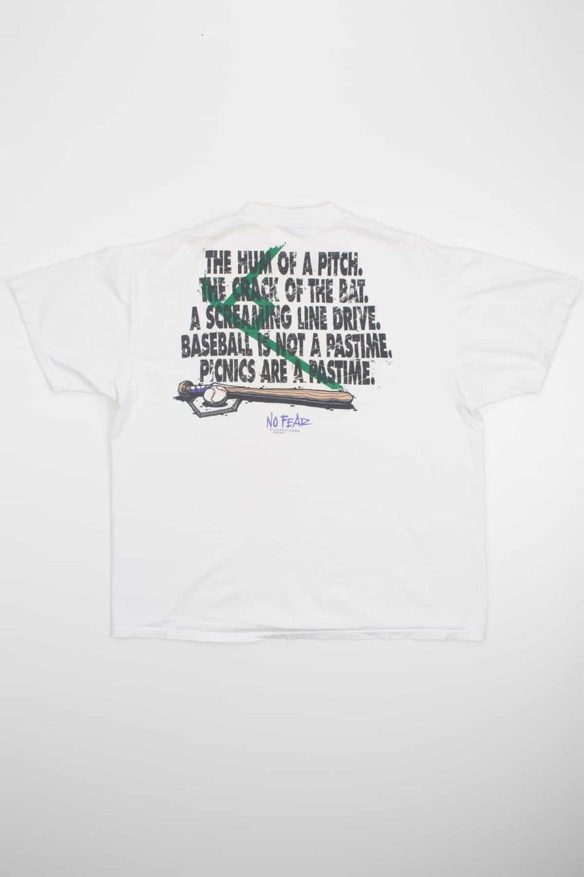Vintage No Fear Baseball Tee (Single Stitch)