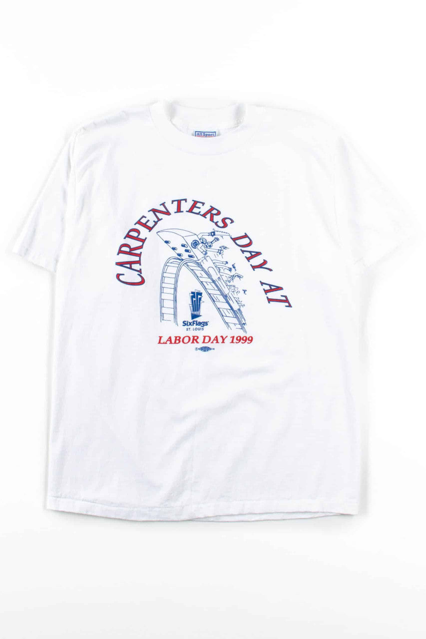 Carpenters Day At Six Flags T-Shirt (1999)