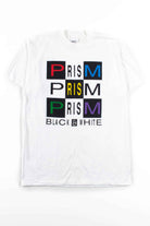 Prism Black & White T-Shirt (Single Stitch)