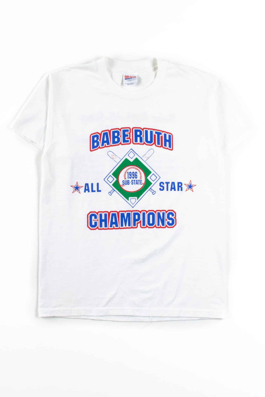 Babe Ruth All Star Champions T-Shirt (1996, Single Stitch)