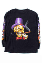 Austin Skull Gambler Long Sleeve T-Shirt