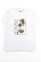 Golden Metallic St. Thomas T-Shirt (1987, Single Stitch)