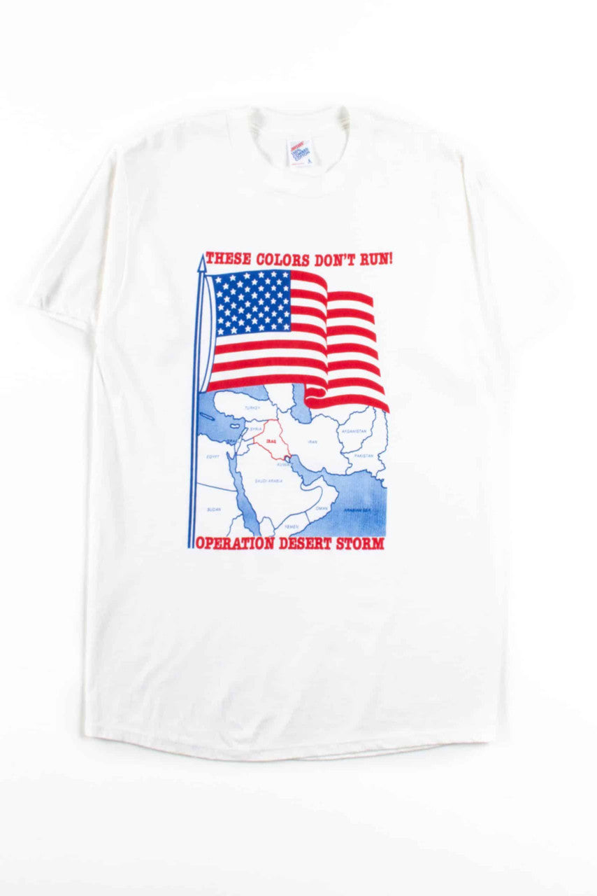 Operation Desert Storm Iraq T-Shirt (Single Stitch)