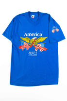 America July 4 T-Shirt (1991, Single Stitch)