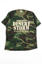 Desert Storm Camouflage T-Shirt (Single Stitch)