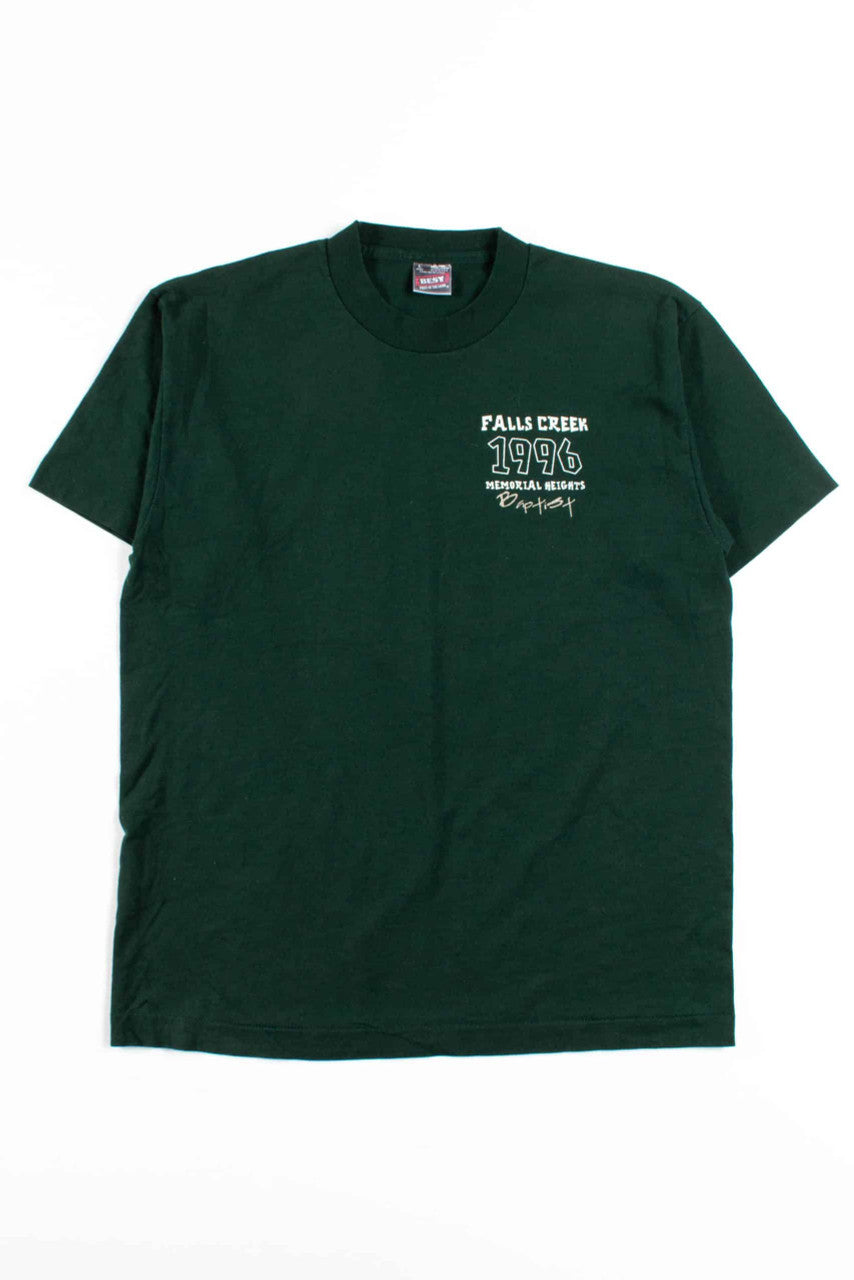 Falls Creek Memorial Heights Baptist T-Shirt (1996, Single Stitch)