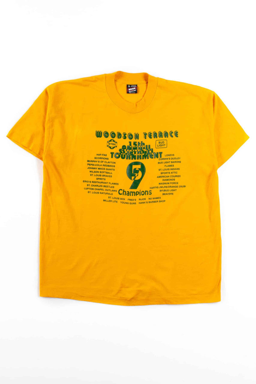 Woodson Terrace Softball Tournament T-Shirt (Single Stitch)