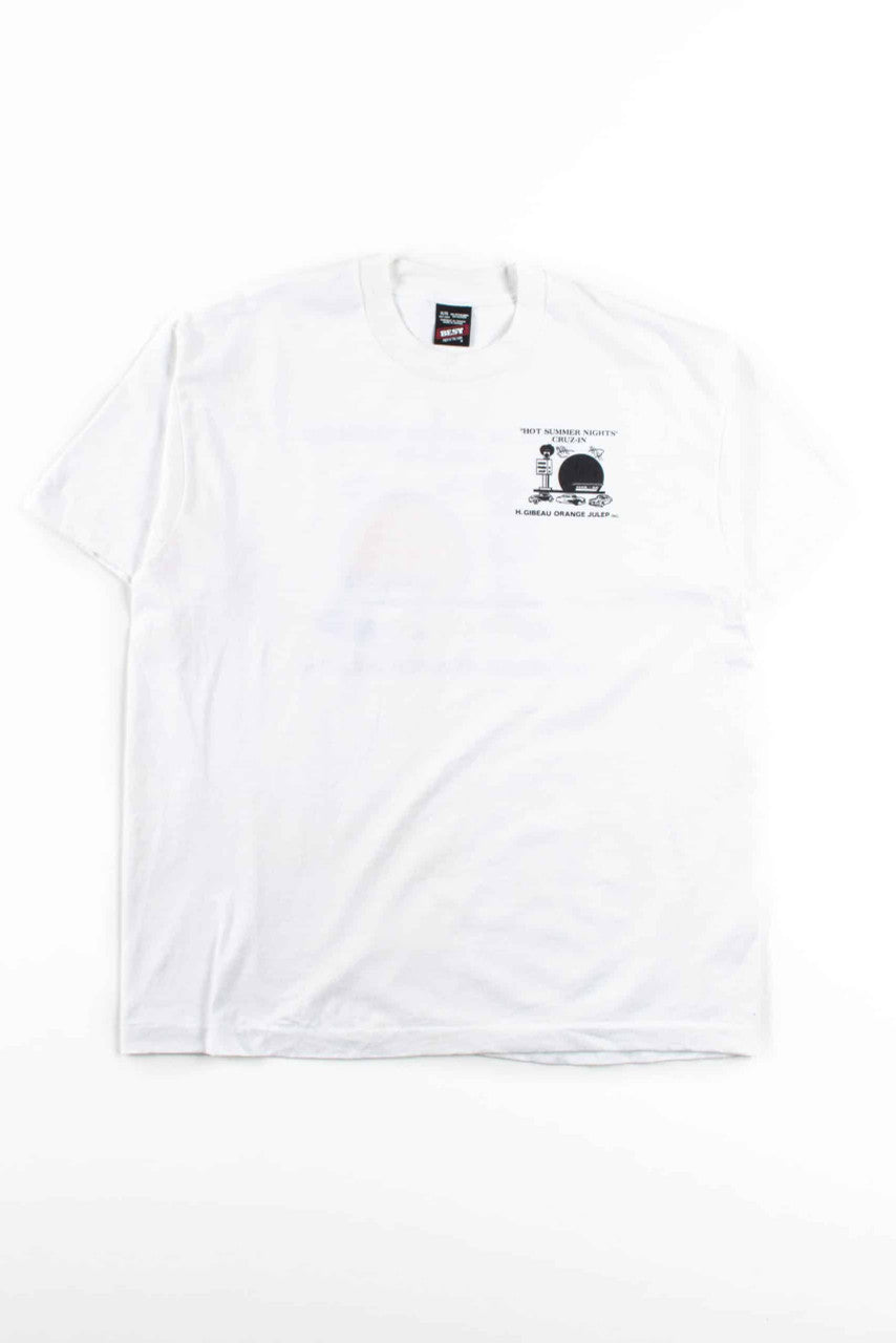 Hot Summer Nights Cruz-In T-Shirt (Single Stitch)