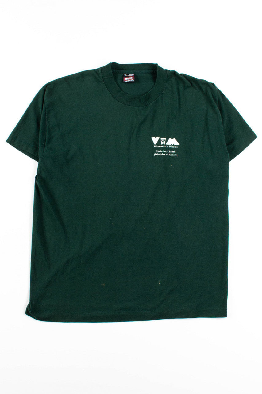 Volunteers In Mission T-Shirt (1995, Single Stitch)