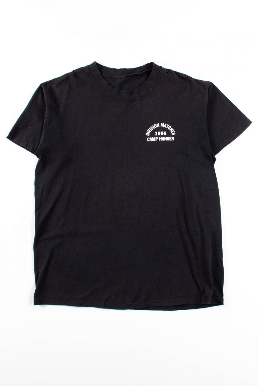 Camp Hansen Division Matches Distressed T-Shirt (1996, Single Stitch)