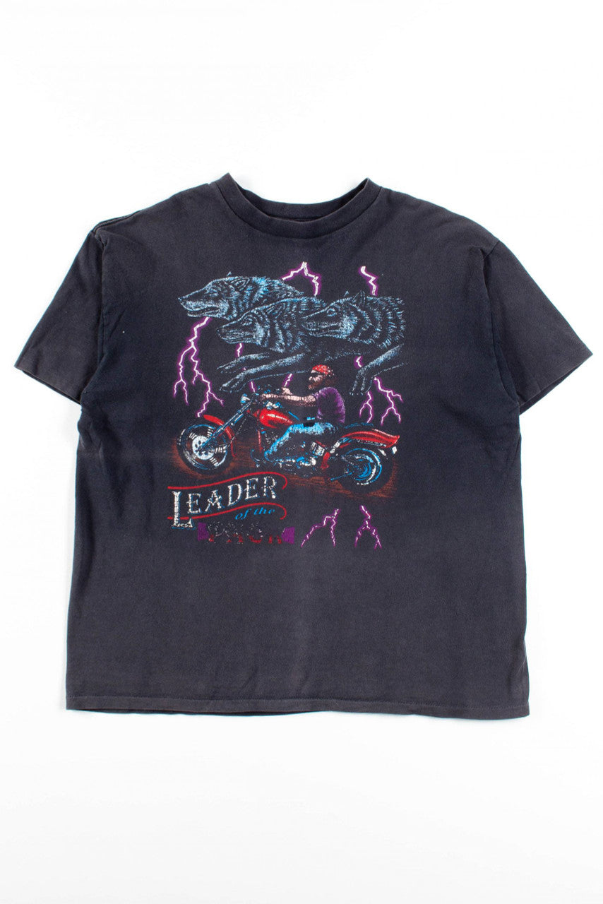 Leader Of The Pack T-Shirt (Single Stitch)