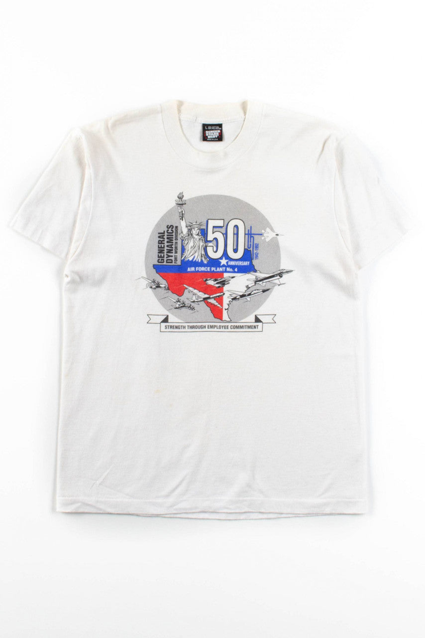 General Dynamics 50th Anniversary T-Shirt (Single Stitch)