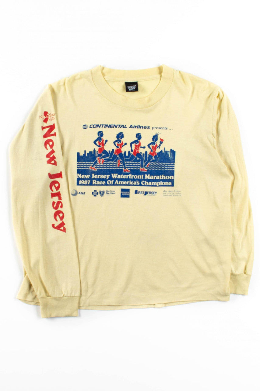 New Jersey Waterfront Marathon (1987, Single Stitch)