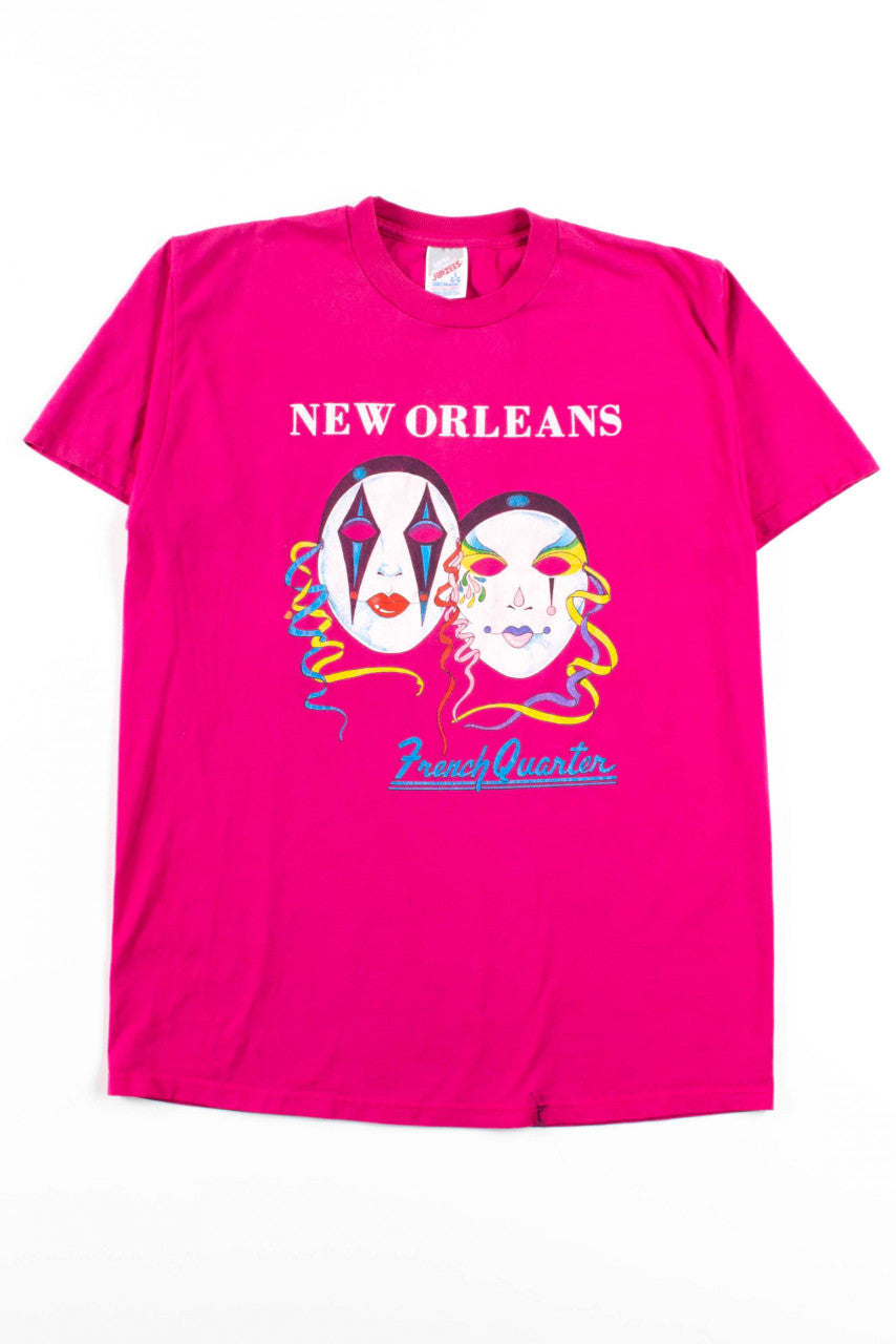 French Quarter Masks T-Shirt (Single Stitch)