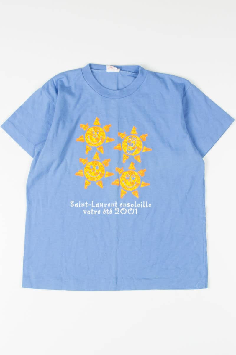 Saint-Laurent Brighten Up Your Summer 2001 T-Shirt (Single Stitch)