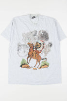 Warrior & Animals T-Shirt (Single Stitch)