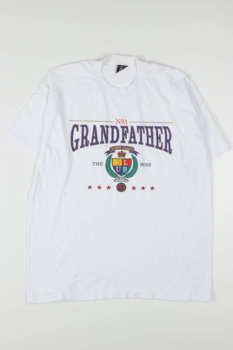 No. 1 Grandfather T-Shirt (Single Stitch)