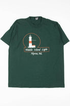 Middle Island Lighthouse T-Shirt (Single Stitch)