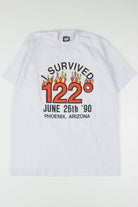 I Survived 122 Degrees Phoenix Arizona T-Shirt (Single Stitch)