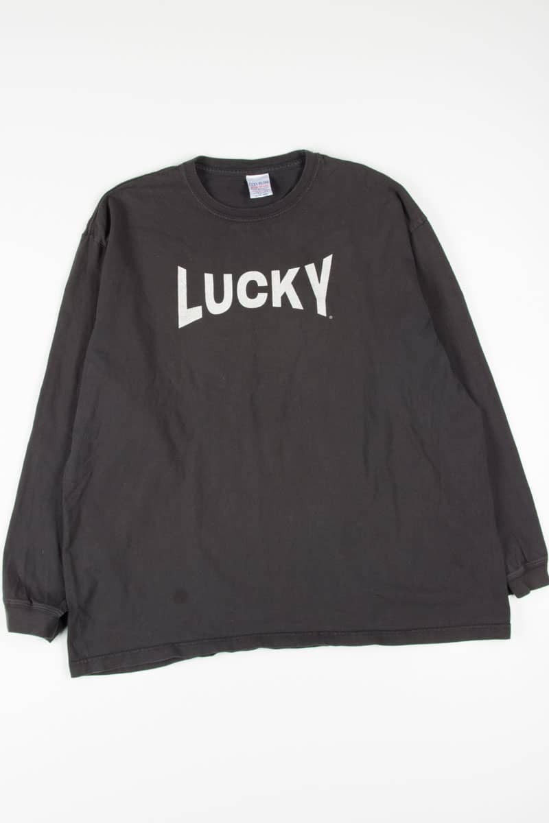 Black Lucky Brand Long Sleeve T-Shirt