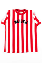 Weiser Striped Vintage Soccer T-Shirt (Single Stitch)