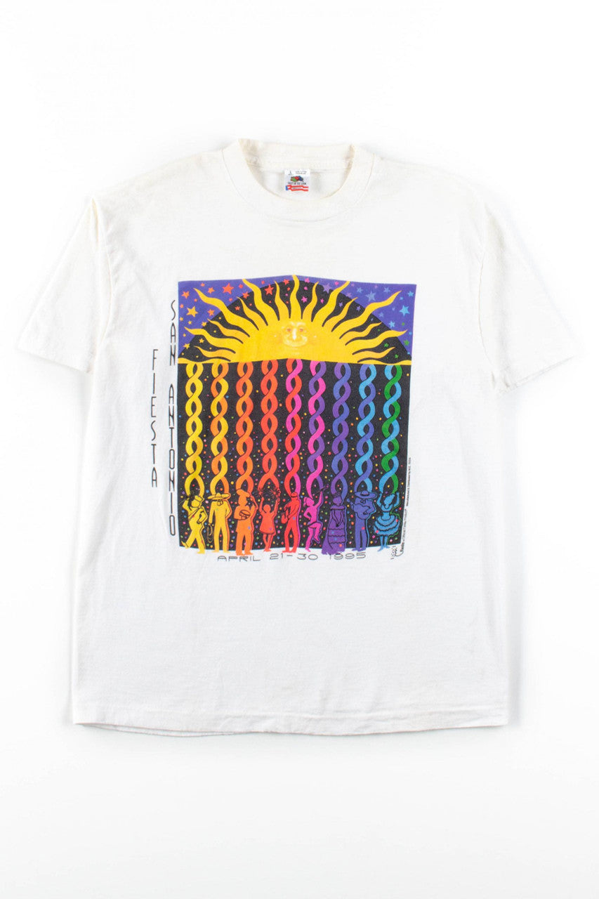 San Antonio Fiesta T-Shirt (1995, Single Stitch)