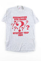 Assumption 8th Grade Mystery Trip T-Shirt (1993, Single Stitch)