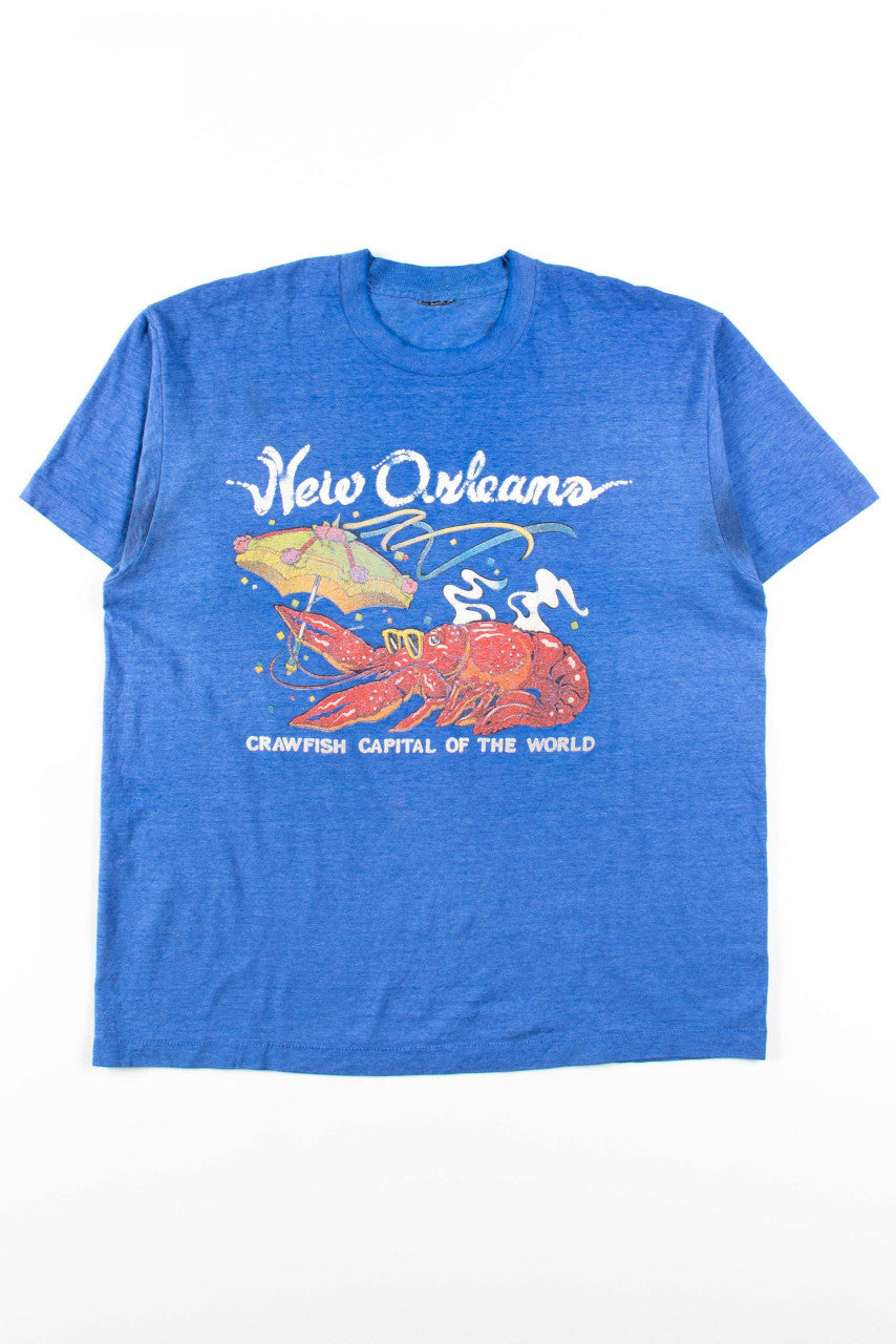 Crawfish Capital Of The World T-Shirt (Single Stitch)