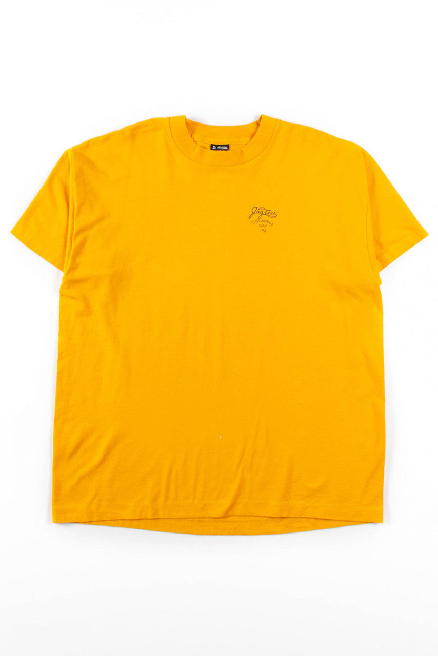 Jaycees Columbus Day T-Shirt (1994, Single Stitch)