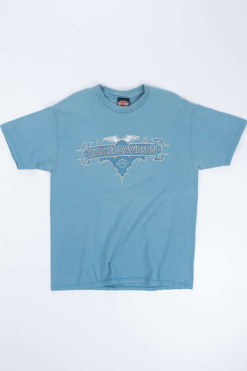 Teal Lake Tahoe Harley Davidson T-shirt
