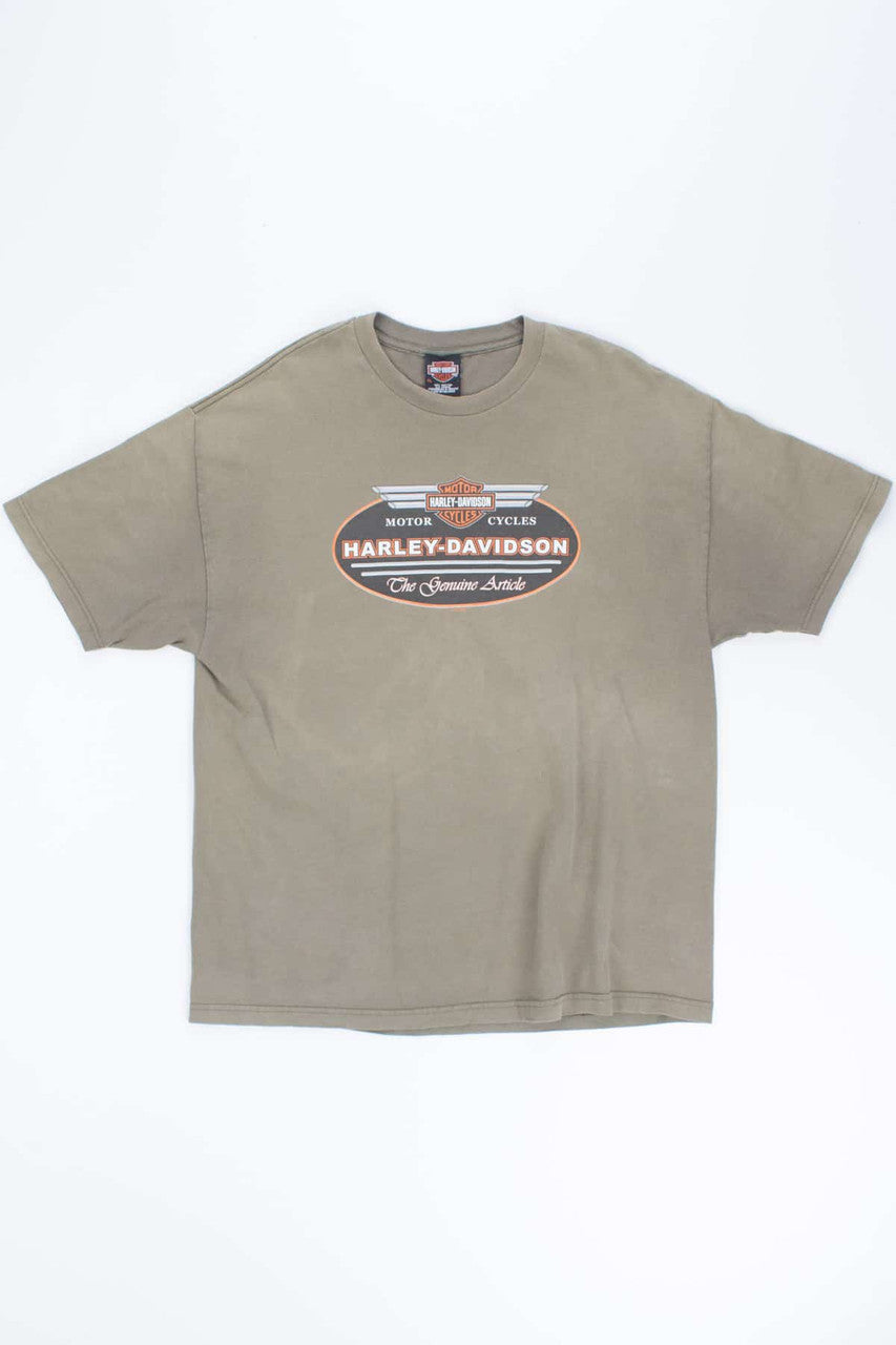 Army Green Las Vegas Harley T-shirt