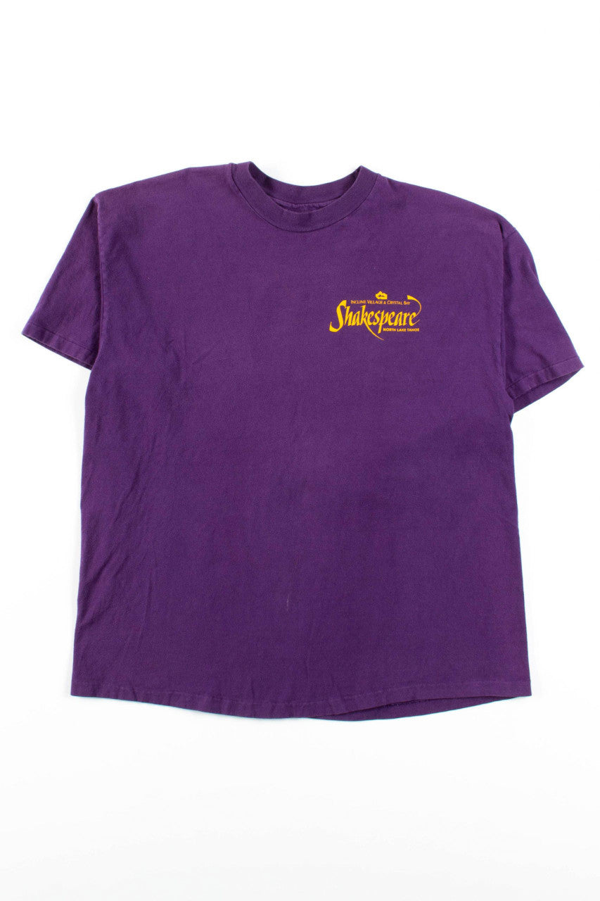 Shakespeare At Sand Harbor T-Shirt (1994, Single Stitch)