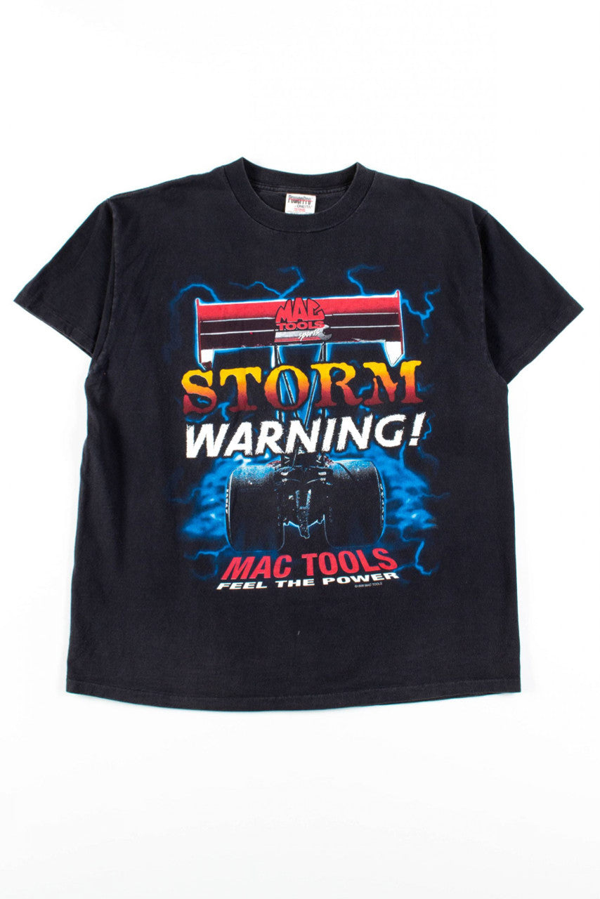 Storm Warning! Top Fuel T-Shirt (1998, Single Stitch)
