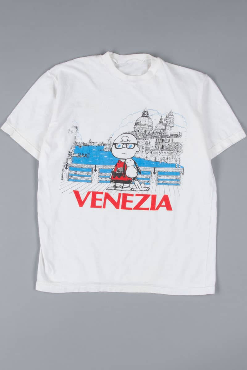 Charlie Brown Venezia Italy Souvenir T-Shirt