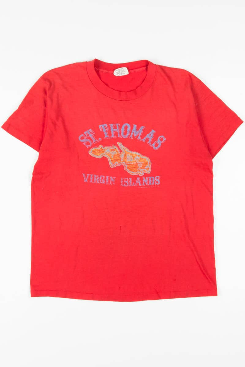 Vintage St. Thomas Virgin Islands Souvenir T-Shirt