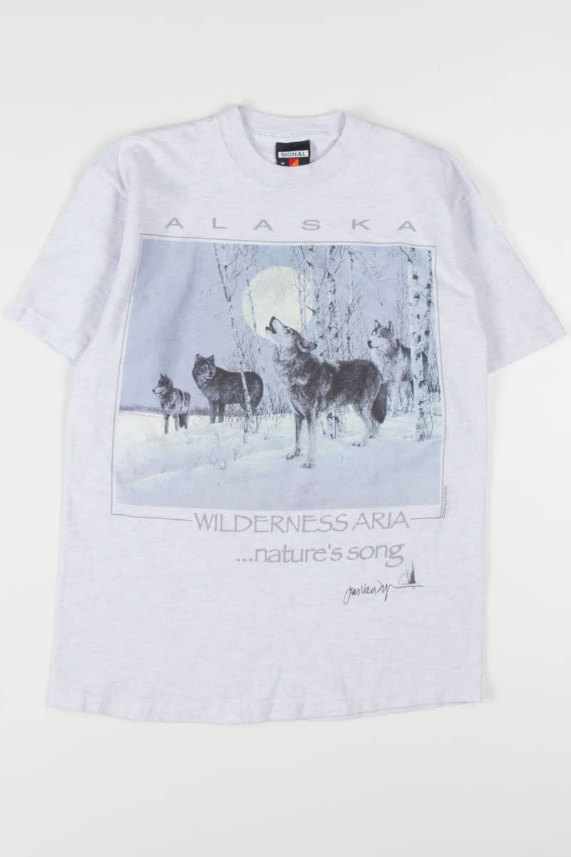 Alaska Wilderness Aria Souvenir T-Shirt
