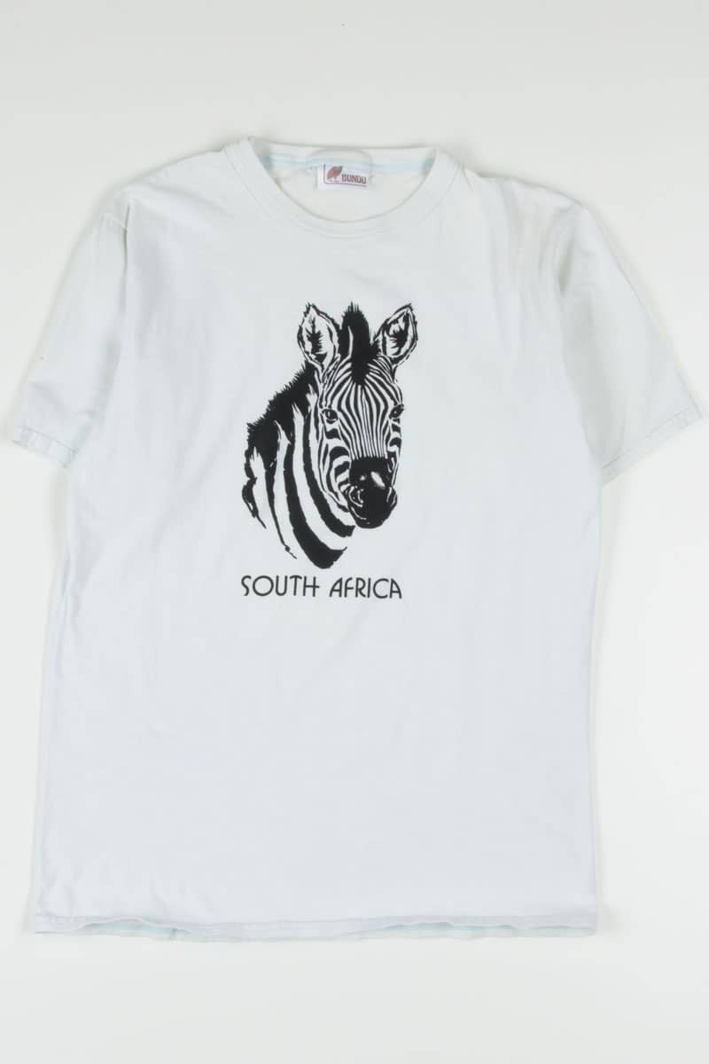 Vintage Zebra South Africa Souvenir T-Shirt