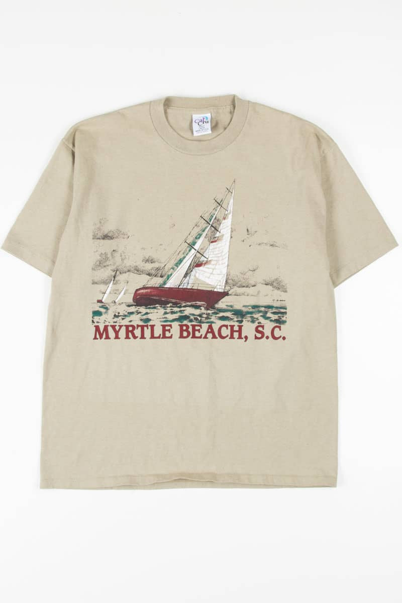 Sailboat Myrtle Beach Souvenir T-Shirt
