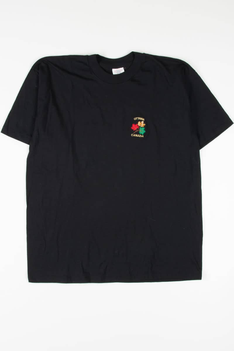 Ottowa Canada Embroidered Souvenir T-Shirt