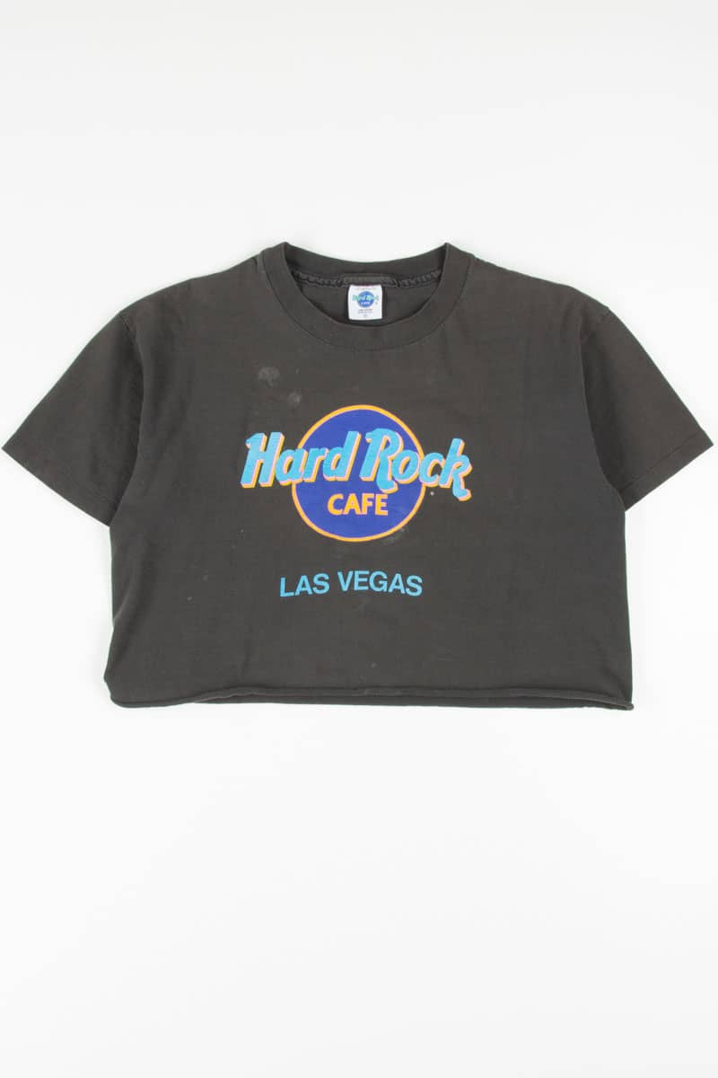 Hard Rock Cafe Cropped Las Vegas Souvenir T-Shirt